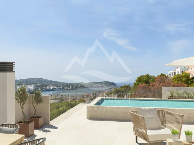 Luxurious new-build penthouses in exclusive residential complex in Santa Ponça